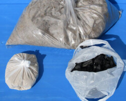 【セット内容】<br>◎竹チップ22ℓ◎米ぬか◎竹炭